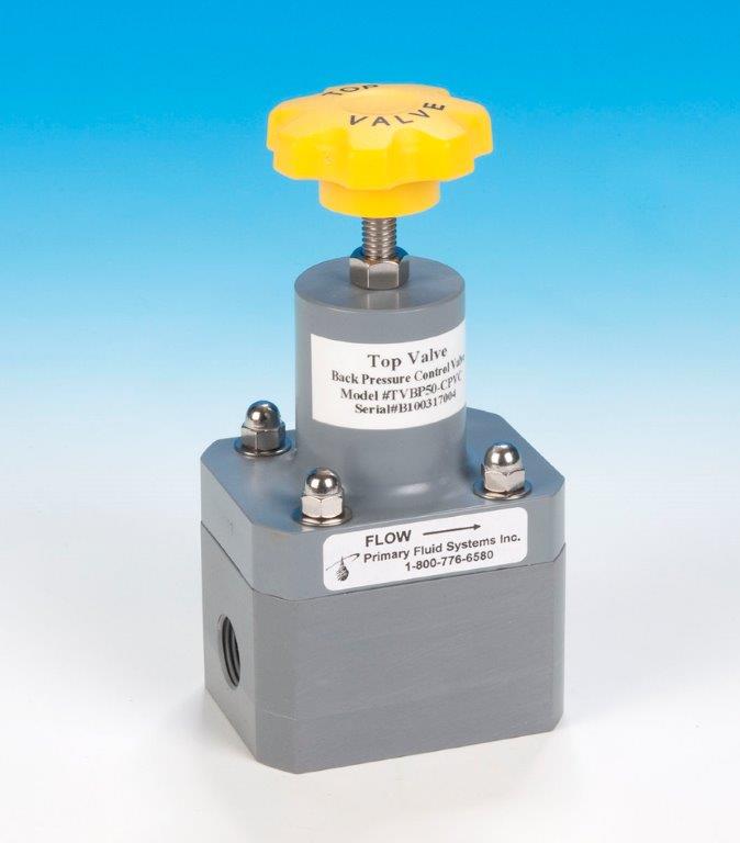 Top Valve Back Pressure and Pressure Relief Valves